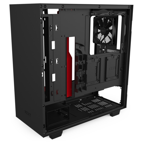 Корпус NZXT H510 Tempered Glass (CA-H510B-BR) Matte Black/Red (Відновлено продавцем, 847227) купити в Україні: Київ, Львів, Хмельницький, Тернопіль, Івано-Франківськ | Перевірка сумісності, низька ціна, відгуки, характеристики від TELEMART фото