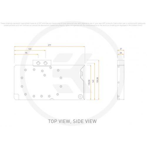 Водоблок EKWB EK-Quantum Vector³ Astral RTX 5090 - Plexi (3831129901117) купить в Украине: Киев, Днепр, Харьков, Одесса  | Низкая цена, отзывы, характеристики от TELEMART фото