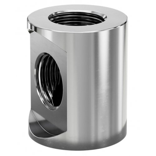 Фитинг EKWB EK-Quantum Torque Splitter 3F T - Nickel (3831109826669) купить в Украине: Киев, Днепр, Харьков, Одесса  | Низкая цена, отзывы, характеристики от TELEMART фото