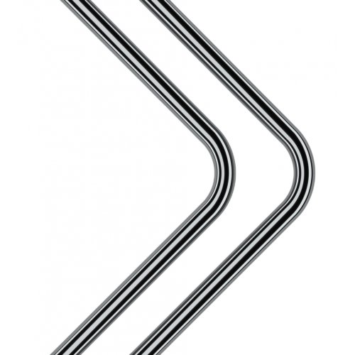 Трубки EKWB EK-Loop Metal Tube 16mm 0.8m Pre-Bent 90° - Black Nickel (2pcs) (3831109893951) купить в Украине: Киев, Днепр, Харьков, Одесса  | Низкая цена, отзывы, характеристики от TELEMART фото