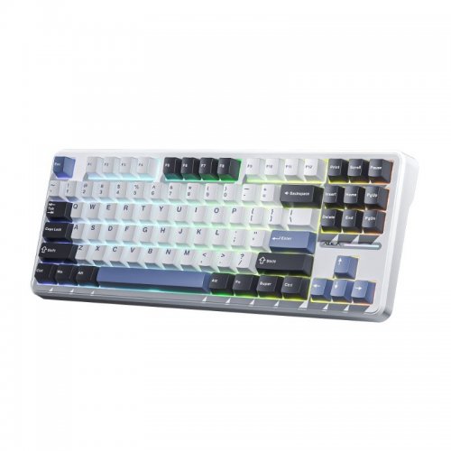 Уцінка клавіатура AULA F87 Gasket Greywood Wireless (6948391208602) White (Розкрита упаковка, 847242) купити в Україні: Київ, Львів, Хмельницький, Тернопіль, Івано-Франківськ | Низька ціна, відгуки, характеристики від TELEMART фото