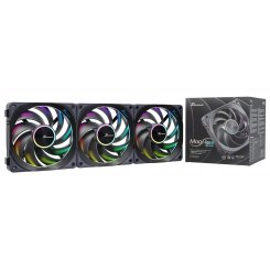 Набір кулерів для корпусу Seasonic MagFlow ARGB 120 3 in 1 (MAGFLOW-ARGB-3) Black