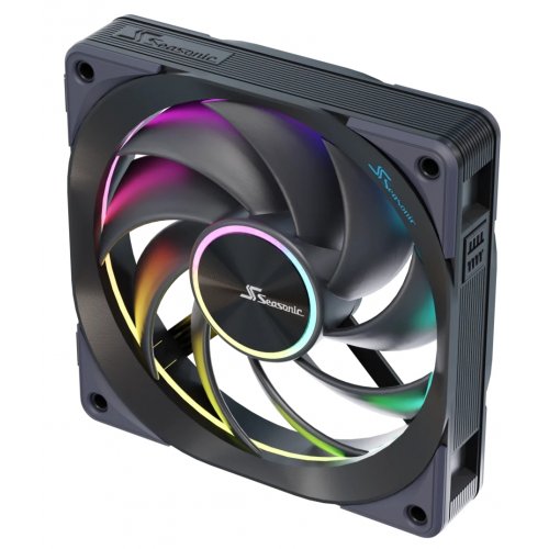 Набір кулерів для корпусу Seasonic MagFlow ARGB 120 3 in 1 (MAGFLOW-ARGB-3) Black купити в Україні: Київ, Львів, Хмельницький, Тернопіль, Івано-Франківськ | Перевірка сумісності, низька ціна, відгуки, характеристики від TELEMART фото