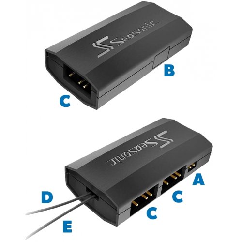 Набір кулерів для корпусу Seasonic MagFlow ARGB 120 3 in 1 (MAGFLOW-ARGB-3) Black купити в Україні: Київ, Львів, Хмельницький, Тернопіль, Івано-Франківськ | Перевірка сумісності, низька ціна, відгуки, характеристики від TELEMART фото