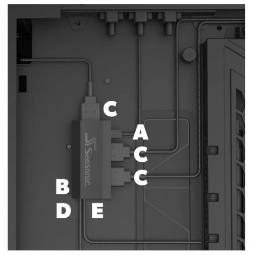 Набір кулерів для корпусу Seasonic MagFlow ARGB 120 3 in 1 (MAGFLOW-ARGB-3) Black купити в Україні: Київ, Львів, Хмельницький, Тернопіль, Івано-Франківськ | Перевірка сумісності, низька ціна, відгуки, характеристики від TELEMART фото