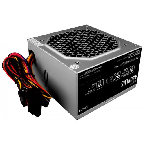Блок питания 1stPlayer PS-450PLS 450W (C1-PLS-450-SV-EU) купить в Украине: Киев, Днепр, Харьков, Одесса  | Проверка совместимости, низкая цена, отзывы, характеристики от TELEMART фото