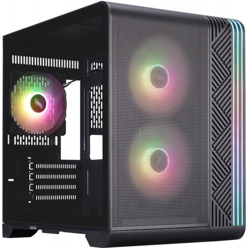 Корпус 1stPlayer VT5-BK-3F7 без БП Black купить в Украине: Киев, Днепр, Харьков, Одесса  | Проверка совместимости, низкая цена, отзывы, характеристики от TELEMART фото