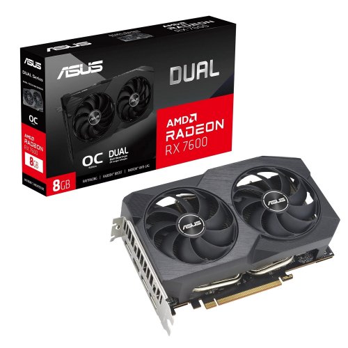 Видеокарта Asus Radeon RX 7600 Dual V2 OC 8192MB (DUAL-RX7600-O8G-V2) (Восстановлено продавцом, 847308) купить в Украине: Киев, Днепр, Харьков, Одесса  | Проверка совместимости, низкая цена, отзывы, характеристики от TELEMART фото