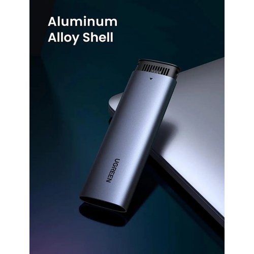 Уцінка зовнішня кишеня Ugreen CM400 M.2 SATA NGFF - USB Type-C (10903) Grey (Розкрита упаковка, 847309) купити в Україні: Київ, Львів, Хмельницький, Тернопіль, Івано-Франківськ | Низька ціна, відгуки, характеристики від TELEMART фото