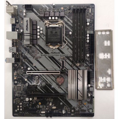 Материнская плата AsRock B460 Phantom Gaming 4 (s1200, Intel B460) (Восстановлено продавцом, 847335) купить в Украине: Киев, Днепр, Харьков, Одесса  | Проверка совместимости, низкая цена, отзывы, характеристики от TELEMART фото