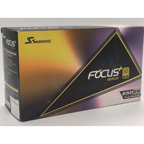 Блок питания Seasonic Focus GX-650W Gold (SSR-650FX) (Восстановлено продавцом, 847346) купить в Украине: Киев, Днепр, Харьков, Одесса  | Проверка совместимости, низкая цена, отзывы, характеристики от TELEMART фото