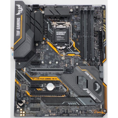 Материнская плата Asus TUF Z390-PLUS GAMING (s1151-v2, Intel Z390) (Восстановлено продавцом, 847387) купить в Украине: Киев, Днепр, Харьков, Одесса  | Проверка совместимости, низкая цена, отзывы, характеристики от TELEMART фото