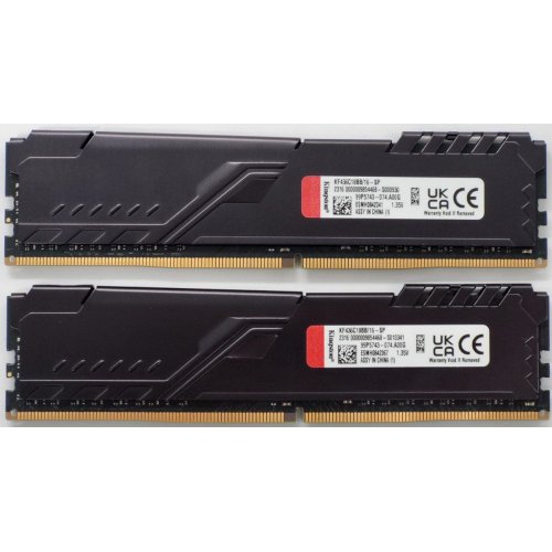 Озп Kingston DDR4 32GB (2x16GB) 3600Mhz FURY Beast Black (KF436C18BBK2/32) (Відновлено продавцем, 847391) купити в Україні: Київ, Львів, Хмельницький, Тернопіль, Івано-Франківськ | Перевірка сумісності, низька ціна, відгуки, характеристики від TELEMART фото