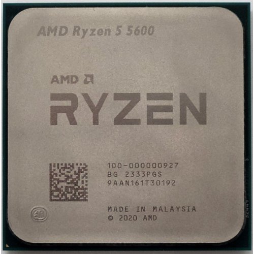 Процессор AMD Ryzen 5 5600 3.5(4.4)GHz 32MB sAM4 Tray (100-000000927) (Восстановлено продавцом, 847395) купить в Украине: Киев, Днепр, Харьков, Одесса  | Проверка совместимости, низкая цена, отзывы, характеристики от TELEMART фото