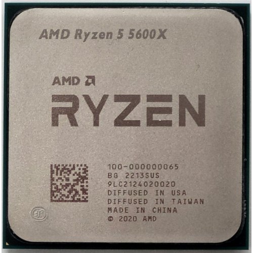 Процессор AMD Ryzen 5 5600X 3.7(4.6)GHz 32MB sAM4 Tray (100-000000065) (Восстановлено продавцом, 847402) купить в Украине: Киев, Днепр, Харьков, Одесса  | Проверка совместимости, низкая цена, отзывы, характеристики от TELEMART фото