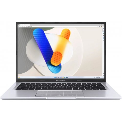 Ноутбук Asus Vivobook 14 X1405VA-LY767 (90NB10M1-M00ZC0) Cool Silver купити в Україні: Київ, Львів, Хмельницький, Тернопіль, Івано-Франківськ | Низька ціна, відгуки, характеристики від TELEMART фото