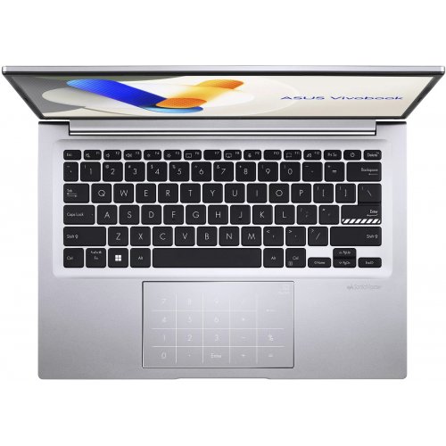 Ноутбук Asus Vivobook 14 X1405VA-LY767 (90NB10M1-M00ZC0) Cool Silver купити в Україні: Київ, Львів, Хмельницький, Тернопіль, Івано-Франківськ | Низька ціна, відгуки, характеристики від TELEMART фото