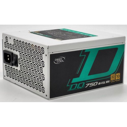 Блок живлення Deepcool DQ750-M-V2L 750W (DQ750-M-V2L WH) White (Відновлено продавцем, 847579) купити в Україні: Київ, Львів, Хмельницький, Тернопіль, Івано-Франківськ | Перевірка сумісності, низька ціна, відгуки, характеристики від TELEMART фото