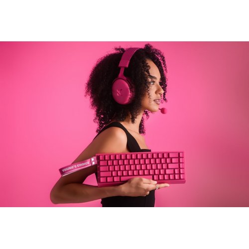 Клавиатура MCHOSE Ace 68 RGB Ice Rhino Magnetic Switch (MC-ACE68-28) Rose Red купить в Украине: Киев, Днепр, Харьков, Одесса  | Низкая цена, отзывы, характеристики от TELEMART фото