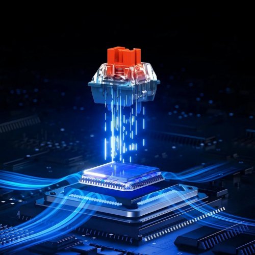 Клавиатура MCHOSE Ace 68 RGB TTC Dragon Lord Magetic Switch (MC-ACE68-32) White Topographic купить в Украине: Киев, Днепр, Харьков, Одесса  | Низкая цена, отзывы, характеристики от TELEMART фото