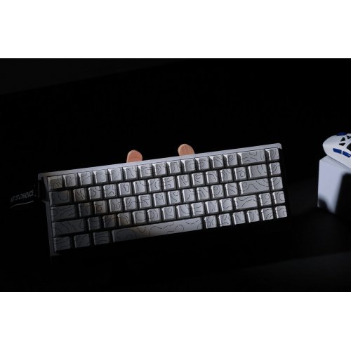 Клавиатура MCHOSE Ace 68 RGB TTC Dragon Lord Magetic Switch (MC-ACE68-32) White Topographic купить в Украине: Киев, Днепр, Харьков, Одесса  | Низкая цена, отзывы, характеристики от TELEMART фото