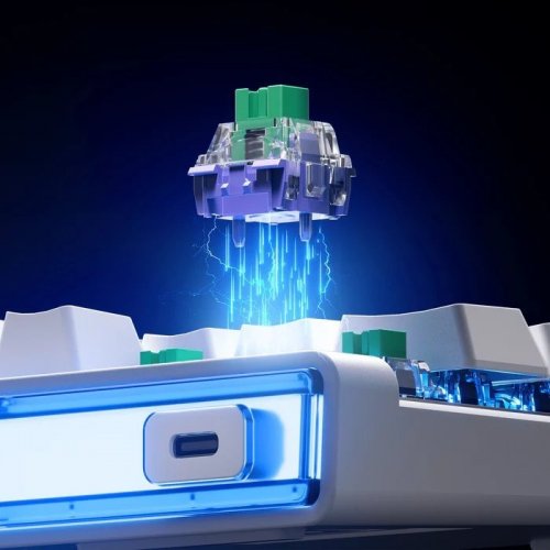 Клавиатура MCHOSE Ace 68 Air RGB Kailh Magnetic God Switch (MC-ACE68AIR-8-UA) Peach Gradient купить в Украине: Киев, Днепр, Харьков, Одесса  | Низкая цена, отзывы, характеристики от TELEMART фото