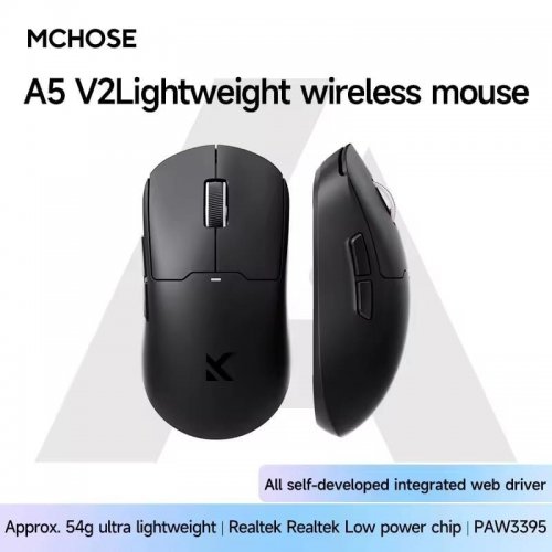 Миша MCHOSE A5 V2 Ultra Wireless (MC-A5V2-7) Black купити в Україні: Київ, Львів, Хмельницький, Тернопіль, Івано-Франківськ | Низька ціна, відгуки, характеристики від TELEMART фото