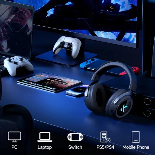 Навушники MCHOSE X9 Wireless (MC-X9-3) Rose Red купити в Україні: Київ, Львів, Хмельницький, Тернопіль, Івано-Франківськ | Низька ціна, відгуки, характеристики від TELEMART фото