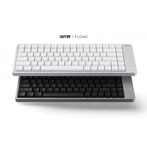 Клавиатура Lofree OE927 Flow 2 84 Mechanical Surfer Switches Wireless (L0-6922694808561) Silver купить в Украине: Киев, Днепр, Харьков, Одесса  | Низкая цена, отзывы, характеристики от TELEMART фото
