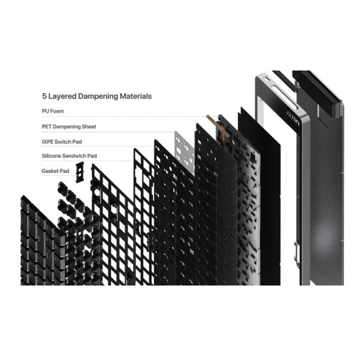 Клавіатура Lofree OE926 Flow 2 100 Mechanical Pulse Switches Wireless (L0-6922694808585) Space Gray купити в Україні: Київ, Львів, Хмельницький, Тернопіль, Івано-Франківськ | Низька ціна, відгуки, характеристики від TELEMART фото