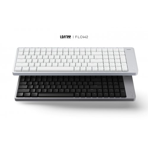Клавіатура Lofree OE926 Flow 2 100 Mechanical Surfer Switches Wireless (LO-6922694808578) Silver купити в Україні: Київ, Львів, Хмельницький, Тернопіль, Івано-Франківськ | Низька ціна, відгуки, характеристики від TELEMART фото