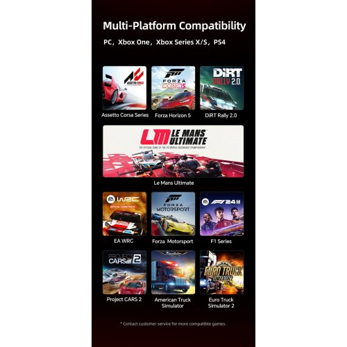 Кермо з педалями PXN V10 Ultra EU (6948052903945) Black купити в Україні: Київ, Львів, Хмельницький, Тернопіль, Івано-Франківськ | Низька ціна, відгуки, характеристики від TELEMART фото