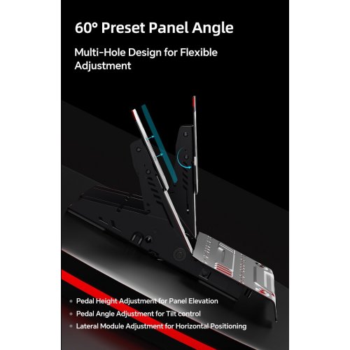 Кермо з педалями PXN V10 Ultra EU (6948052903945) Black купити в Україні: Київ, Львів, Хмельницький, Тернопіль, Івано-Франківськ | Низька ціна, відгуки, характеристики від TELEMART фото