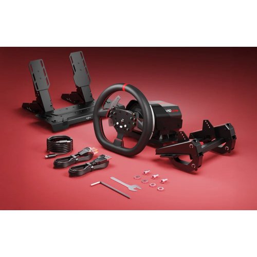 Кермо з педалями PXN V10 Ultra EU (6948052903945) Black купити в Україні: Київ, Львів, Хмельницький, Тернопіль, Івано-Франківськ | Низька ціна, відгуки, характеристики від TELEMART фото