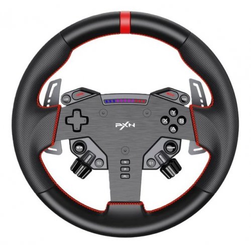 Кермо з педалями PXN VD6 Bundle EU (6948052904201) Black купити в Україні: Київ, Львів, Хмельницький, Тернопіль, Івано-Франківськ | Низька ціна, відгуки, характеристики від TELEMART фото