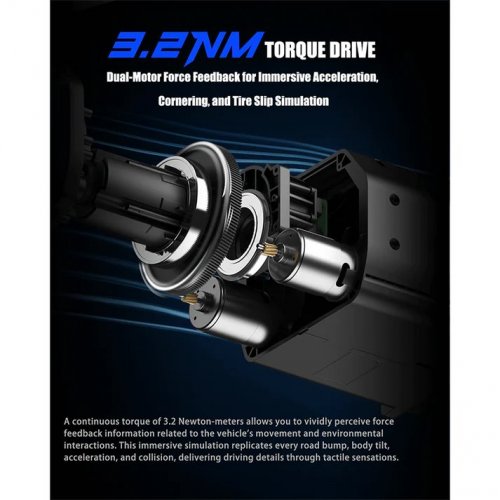 Кермо з педалями та коробкою передач PXN V99 EU (6948052903020) Black купити в Україні: Київ, Львів, Хмельницький, Тернопіль, Івано-Франківськ | Низька ціна, відгуки, характеристики від TELEMART фото