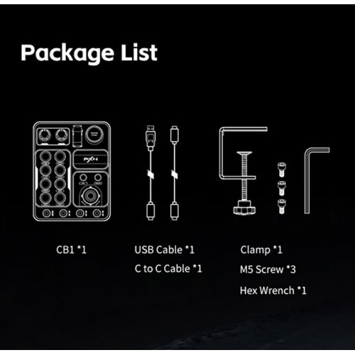 Блок управления кнопками PXN CB1 (6948052903440) Black купить в Украине: Киев, Днепр, Харьков, Одесса  | Низкая цена, отзывы, характеристики от TELEMART фото