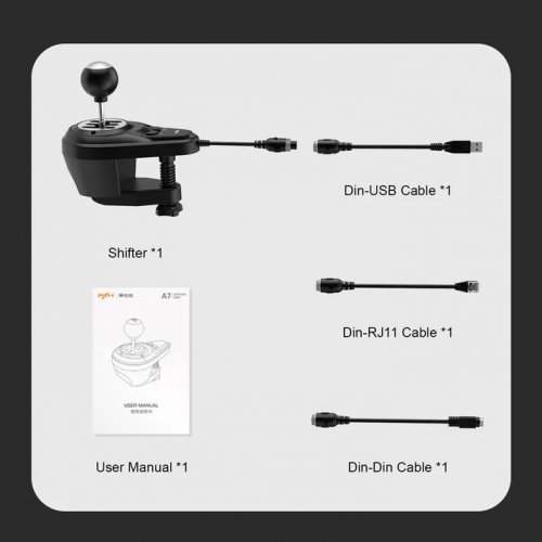 Коробка передач PXN A7 (6948052901620) Black купить в Украине: Киев, Днепр, Харьков, Одесса  | Низкая цена, отзывы, характеристики от TELEMART фото