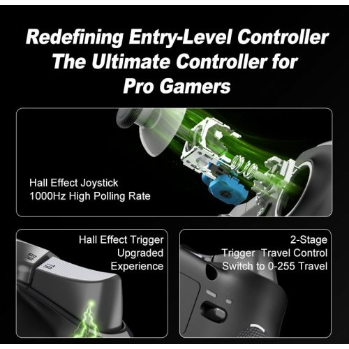 Геймпад PXN P5 Wireless (6948052903655) Black купить в Украине: Киев, Днепр, Харьков, Одесса  | Низкая цена, отзывы, характеристики от TELEMART фото