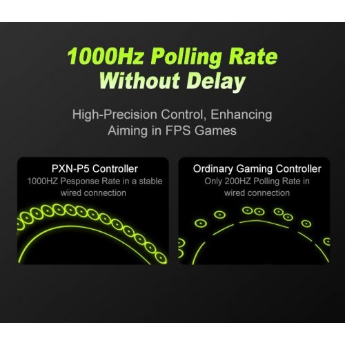 Геймпад PXN P5 Wireless (6948052903655) Black купить в Украине: Киев, Днепр, Харьков, Одесса  | Низкая цена, отзывы, характеристики от TELEMART фото