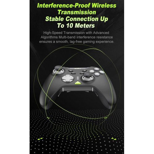 Геймпад PXN P5 Wireless (6948052903655) Black купить в Украине: Киев, Днепр, Харьков, Одесса  | Низкая цена, отзывы, характеристики от TELEMART фото
