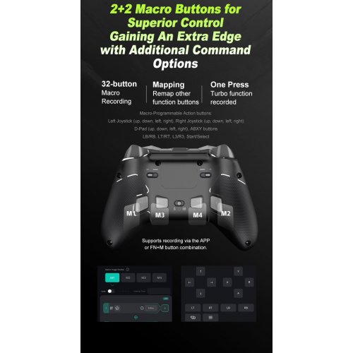 Геймпад PXN P5 Wireless (6948052903655) Black купить в Украине: Киев, Днепр, Харьков, Одесса  | Низкая цена, отзывы, характеристики от TELEMART фото