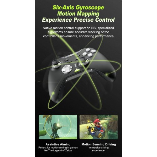 Геймпад PXN P5 Wireless (6948052903655) Black купить в Украине: Киев, Днепр, Харьков, Одесса  | Низкая цена, отзывы, характеристики от TELEMART фото
