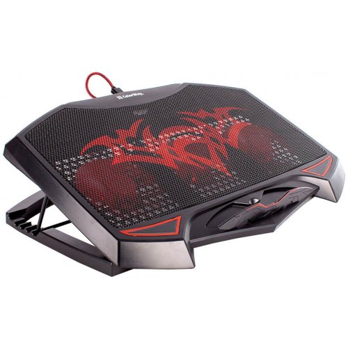 Підставка для ноутбука ColorWay Cooling Game Pro H1 (CW-CGPH1) Black купити в Україні: Київ, Львів, Хмельницький, Тернопіль, Івано-Франківськ | Низька ціна, відгуки, характеристики від TELEMART фото
