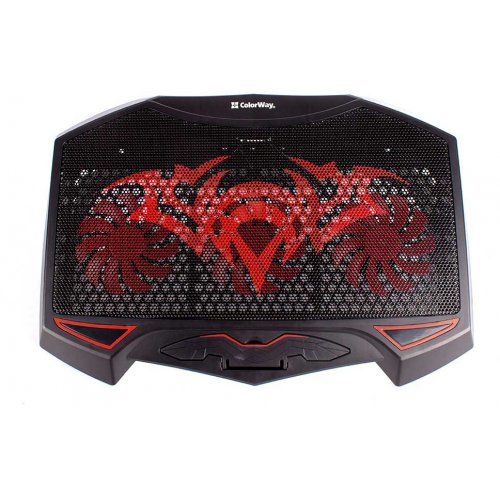 Підставка для ноутбука ColorWay Cooling Game Pro H1 (CW-CGPH1) Black купити в Україні: Київ, Львів, Хмельницький, Тернопіль, Івано-Франківськ | Низька ціна, відгуки, характеристики від TELEMART фото
