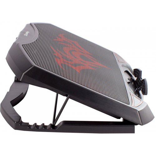 Підставка для ноутбука ColorWay Cooling Game Pro H1 (CW-CGPH1) Black купити в Україні: Київ, Львів, Хмельницький, Тернопіль, Івано-Франківськ | Низька ціна, відгуки, характеристики від TELEMART фото