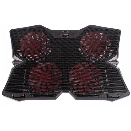 Підставка для ноутбука ColorWay Cooling Game Pro S4 (CW-CGPS4) Black купити в Україні: Київ, Львів, Хмельницький, Тернопіль, Івано-Франківськ | Низька ціна, відгуки, характеристики від TELEMART фото