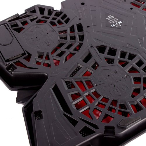 Підставка для ноутбука ColorWay Cooling Game Pro S4 (CW-CGPS4) Black купити в Україні: Київ, Львів, Хмельницький, Тернопіль, Івано-Франківськ | Низька ціна, відгуки, характеристики від TELEMART фото