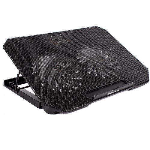 Підставка для ноутбука ColorWay Cooling Laptop Q100 (CW-CLQ100) Black купити в Україні: Київ, Львів, Хмельницький, Тернопіль, Івано-Франківськ | Низька ціна, відгуки, характеристики від TELEMART фото