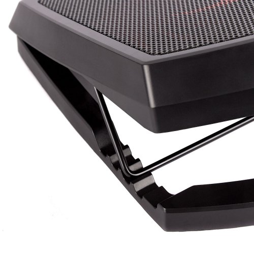 Підставка для ноутбука ColorWay Cooling Laptop Q100 (CW-CLQ100) Black купити в Україні: Київ, Львів, Хмельницький, Тернопіль, Івано-Франківськ | Низька ціна, відгуки, характеристики від TELEMART фото